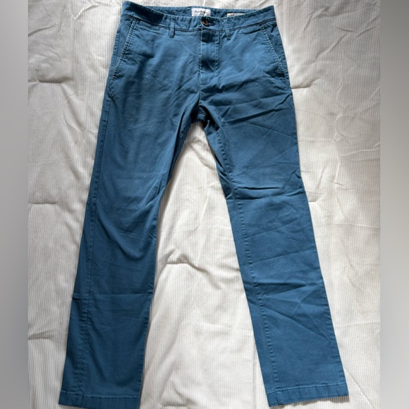 3 Pair Bundle Goodfellow Hennepin Athletic Fit Chinos 32x30 (Black, Blue, Khaki) - Picture 7 of 10